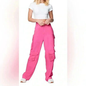 Blank NYC Franklin Pink Cargo Pants High Rise Size 29 NWT